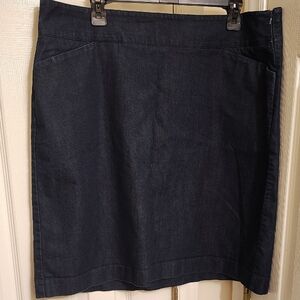 Talbots Dark Blue Pencil Skirt